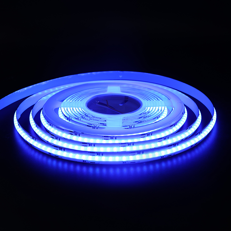 OEM ODM Perseguir Luz de Fita LED RGB COB 12V Roxo Rgbcw Digital Impermeável CCT Ajustável Externo Fita LED COB