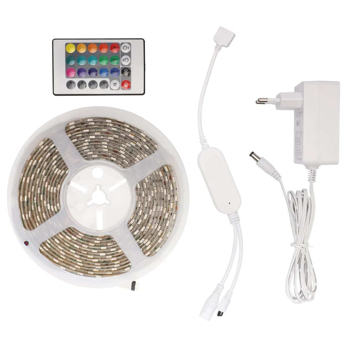 Controle Remoto RGB Colorido para Casamento Luz de Fita Adesiva em Linha Meteor Shower LED Fita Flexível