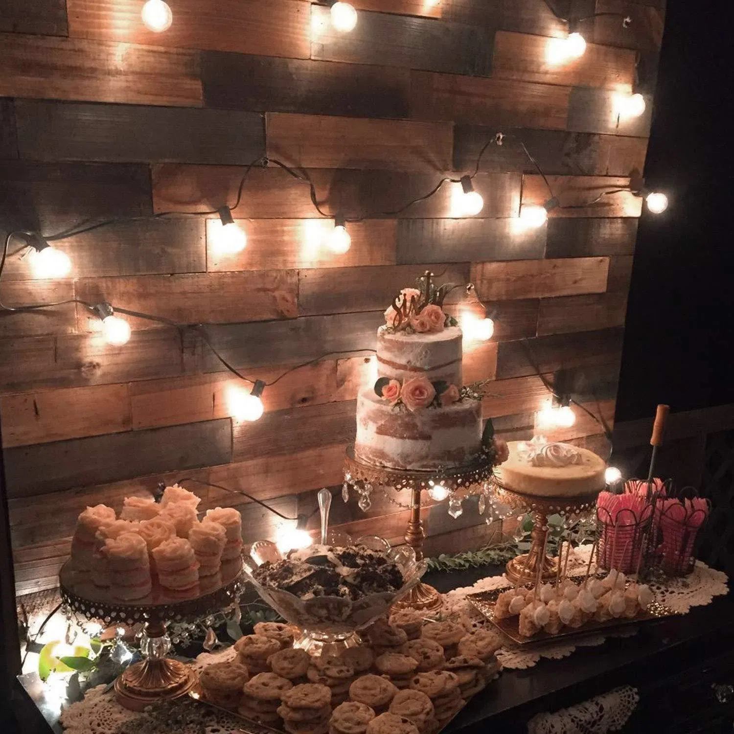 Corda de Luzes de Fada com LED à Prova d'Água para Exterior, Lâmpada de Natal, Festa de Casamento, Iluminação Festiva