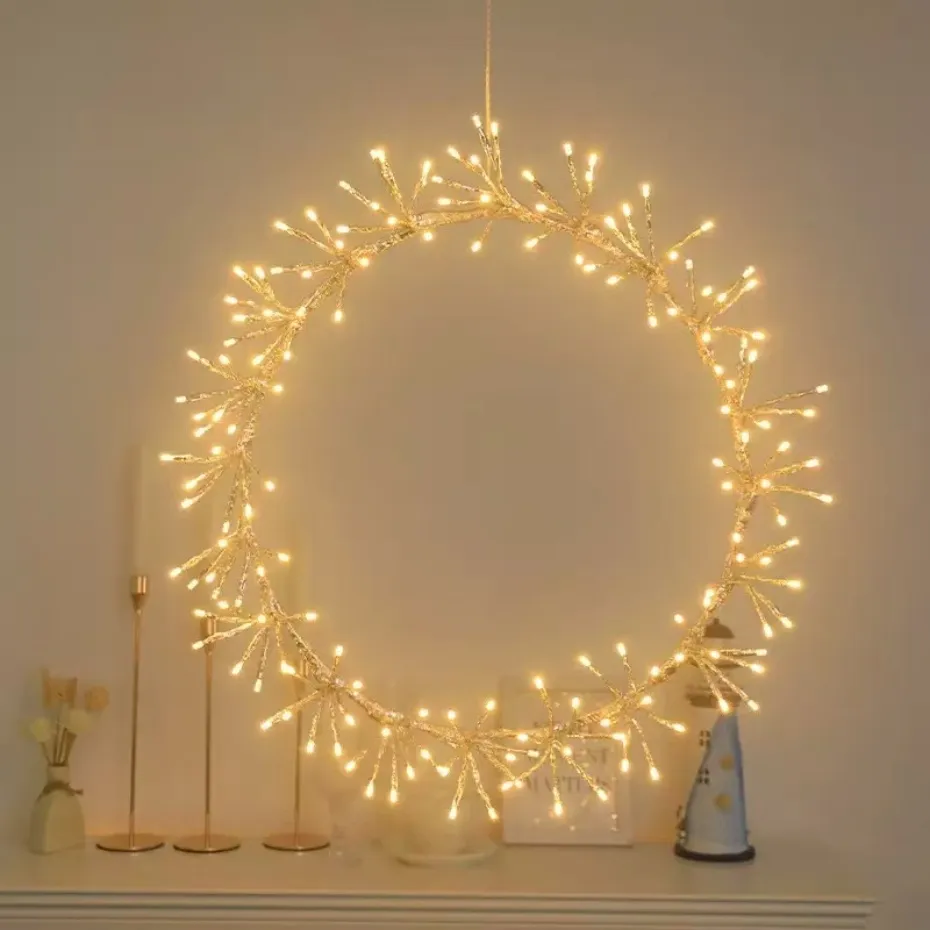 Fita de Luz de Fada ao Ar Livre à Prova d'Água Luz de Natal Festa Aniversário Casamento Decoração de Feriado