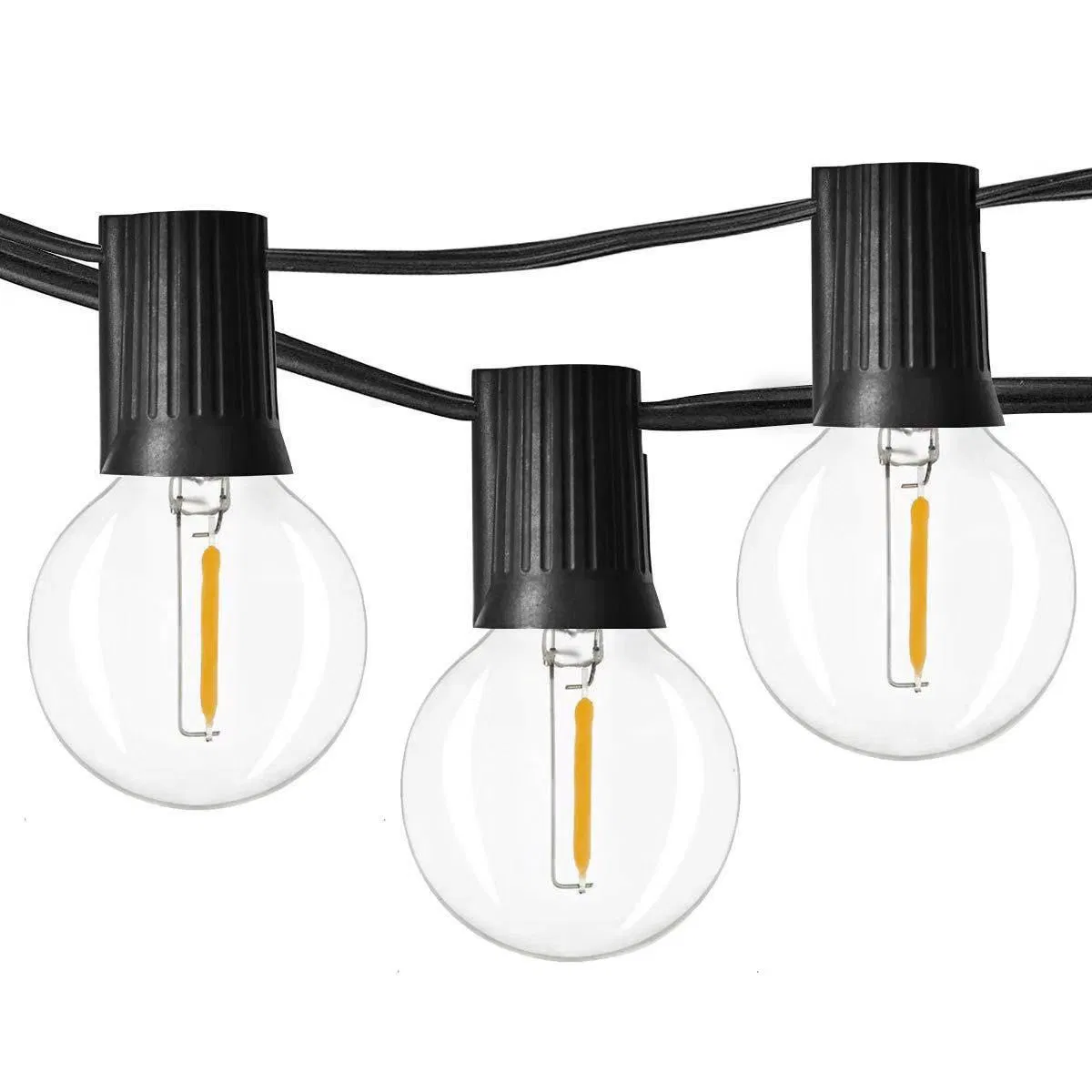Corda de Luzes de Fada com LED à Prova d'Água para Exterior, Lâmpada de Natal, Festa de Casamento, Iluminação Festiva