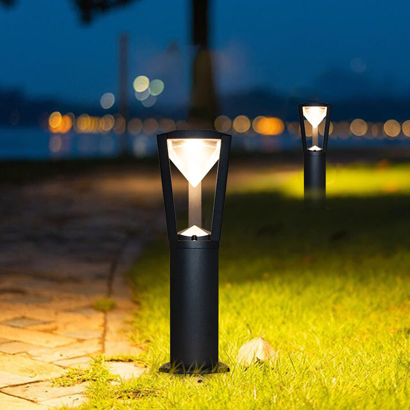 Controlador MPPT Solar Alimentado Luz de Caminho para Jardim ao Ar Livre Quadrada Superior