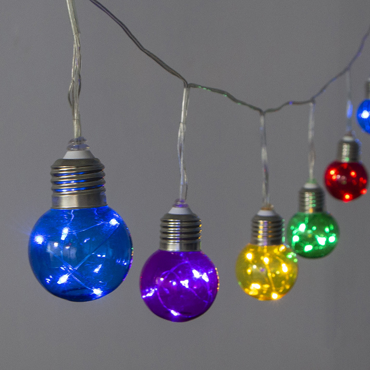 G50 Luz de Fada Decorativa de String LED Quente Natural com Bateria