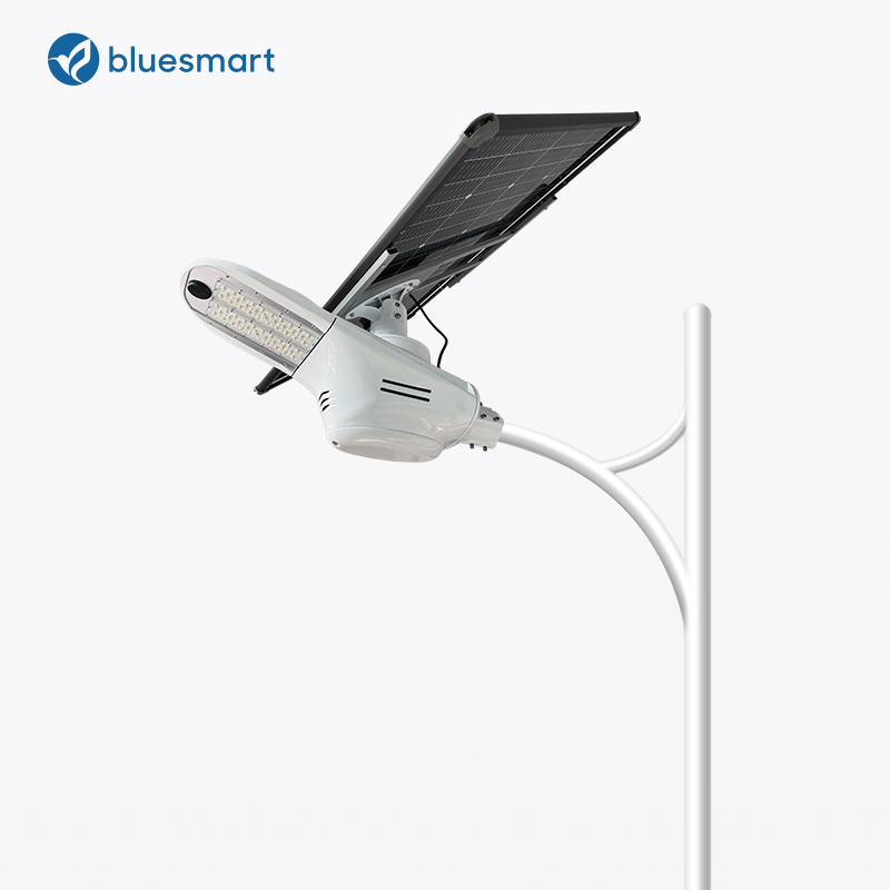 Luz de Rua Solar com Sensor de Movimento Bluesmart 120W Luz LED Solar Alimentada por Energia Solar