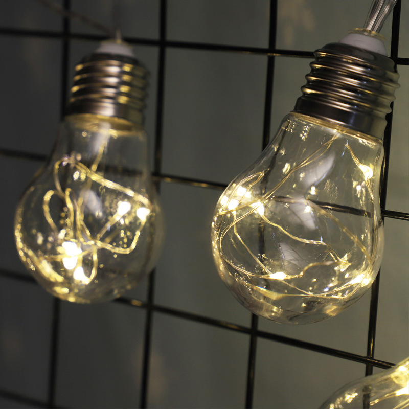 Luzes de Cordão com Lâmpadas Vintage Solar Edison para Deck, Quintal, Tendências e Decoração de Festa