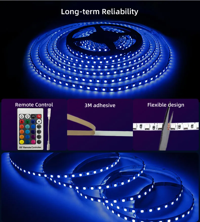 WS2811Dream Fita LED Endereçável Colorida 24V 120LEDs/M Fita LED Pixel RGB Digital Inteligente