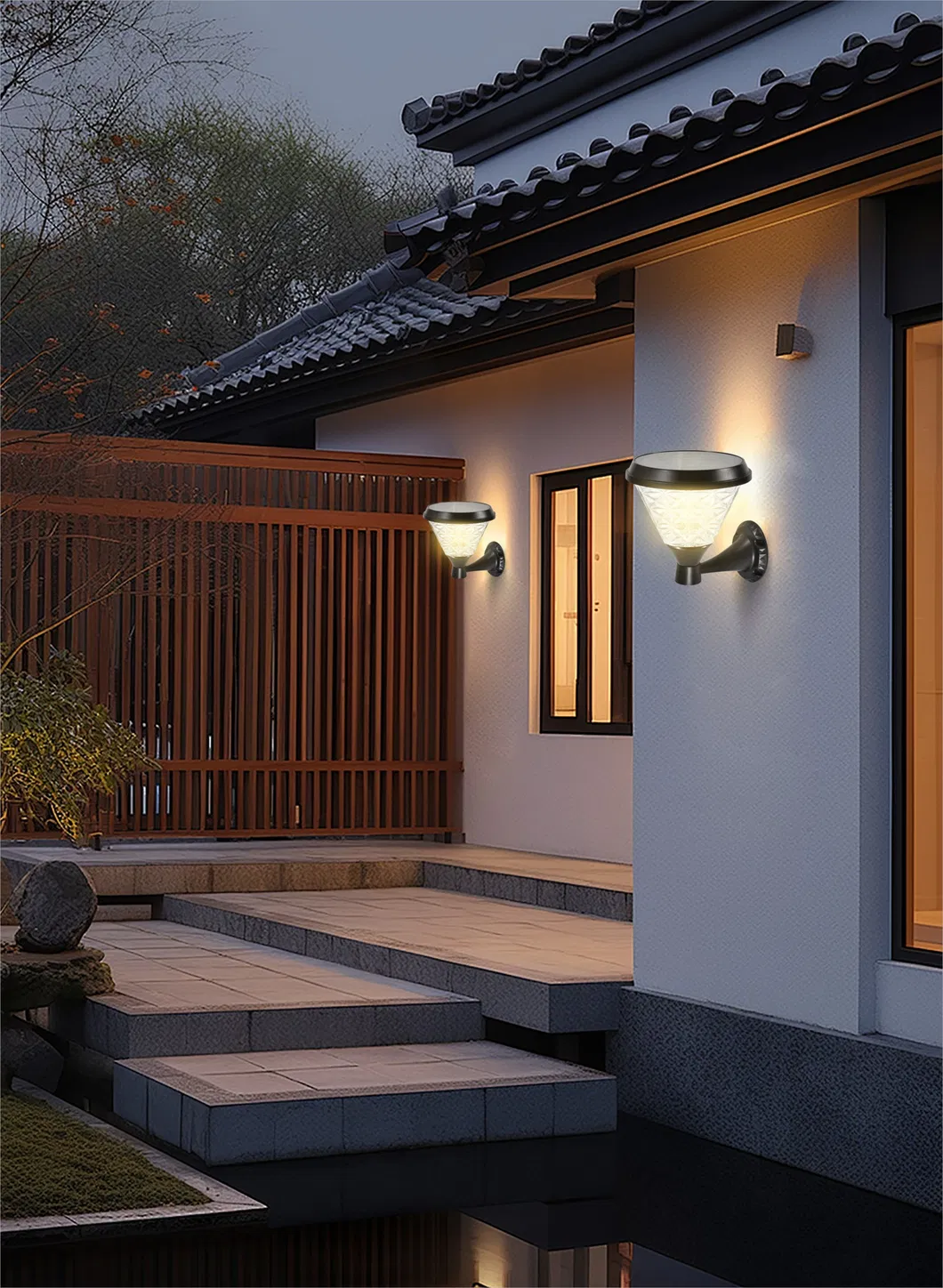 Luzes de Jardim com Sensor de Movimento Solar para Segurança Aprimorada
