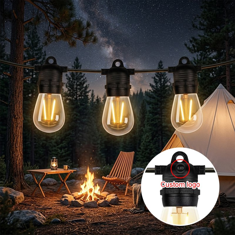 Cafe Bistro Restaurant Vintage Edison Bulb Outdoor String Lights
