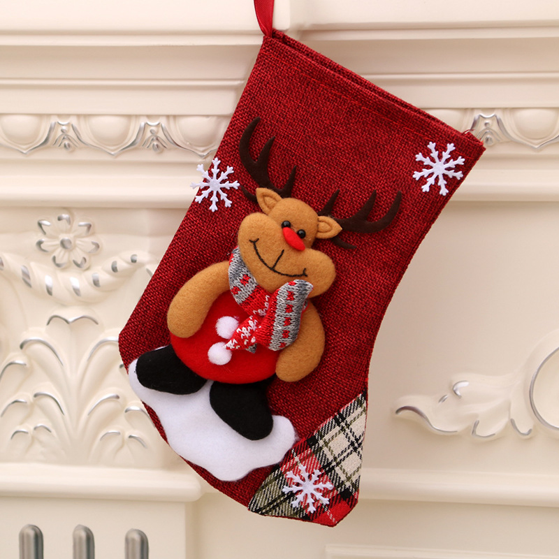 Personalize Meias de Natal de Alta Qualidade Modernas para Decoração de Natal e Ano Novo, Ornamentos do Papai Noel, Produtos de Presentes Novos para Decoração de Rua