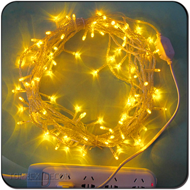 Fio de Luz de Casamento Quente Branco Transparente Personalizado Luz de Fada String
