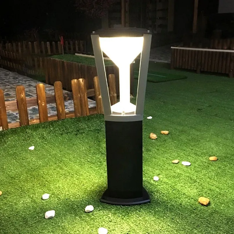 Controlador MPPT Solar Alimentado Luz de Caminho para Jardim ao Ar Livre Quadrada Superior