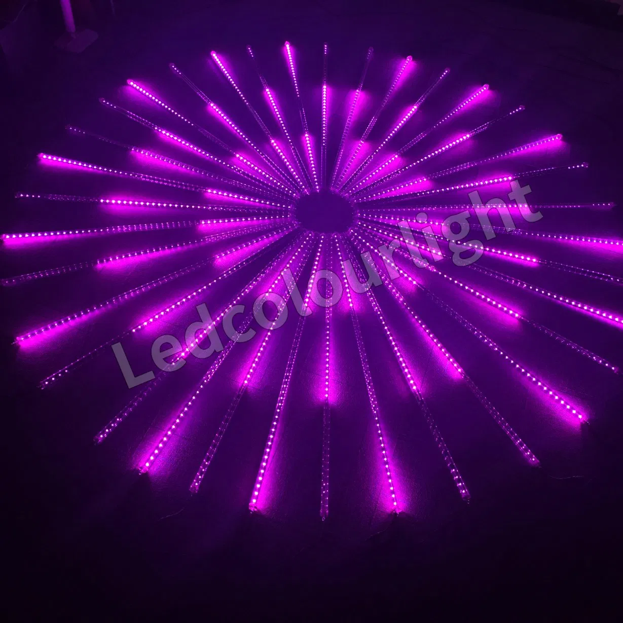 Luz de Tubo Meteor Shower com Pixels RGB Digitais LED para DJ