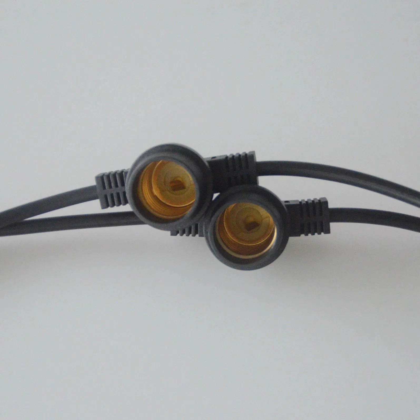 Iluminação de Cordão Festoon Integrada E27 5m 10 Lâmpadas IP44 à Prova d'Água para Decoração de Pátio ao Ar Livre