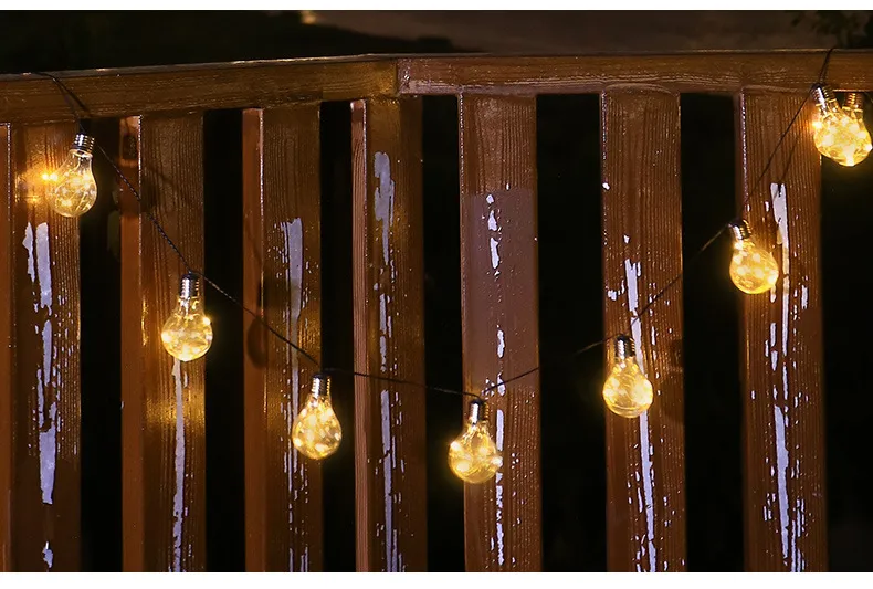 Corda de Luz LED Transparente para Jardim ao Ar Livre à Prova d'Água com CE RoHS
