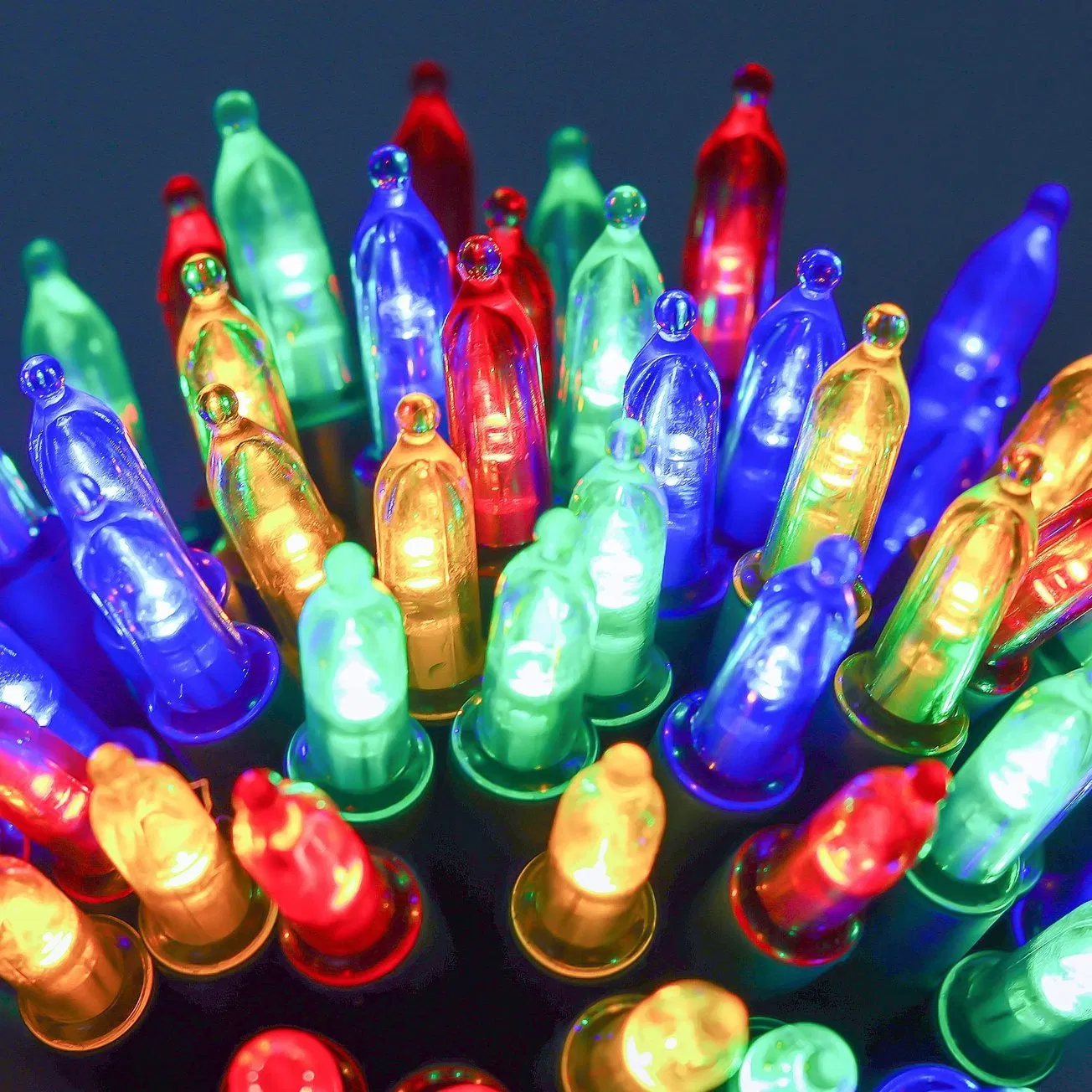 Fitas de Luzes LED Atacadistas Multicoloridas para Decoração de Natal ao Ar Livre à Prova d'Água