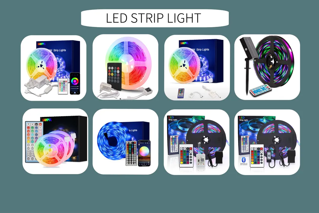 Controle Remoto RGB Colorido para Casamento Luz de Fita Adesiva em Linha Meteor Shower LED Fita Flexível