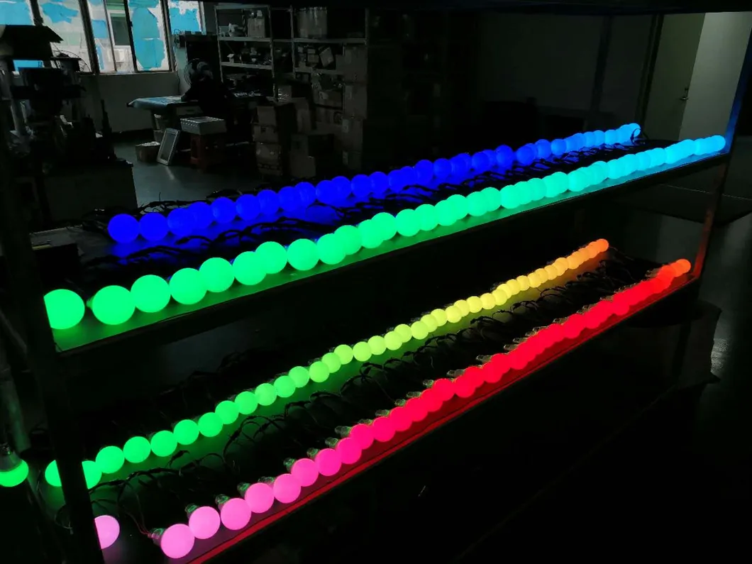 Efeito de iluminação multicolorido led