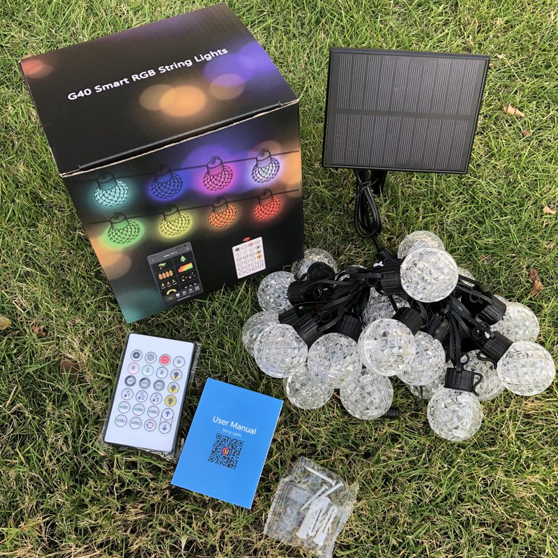 Luzes de Cordão LED ao Ar Livre à Prova d'Água Branco Quente IP65 - Pendurar Lâmpadas Vintage Edison