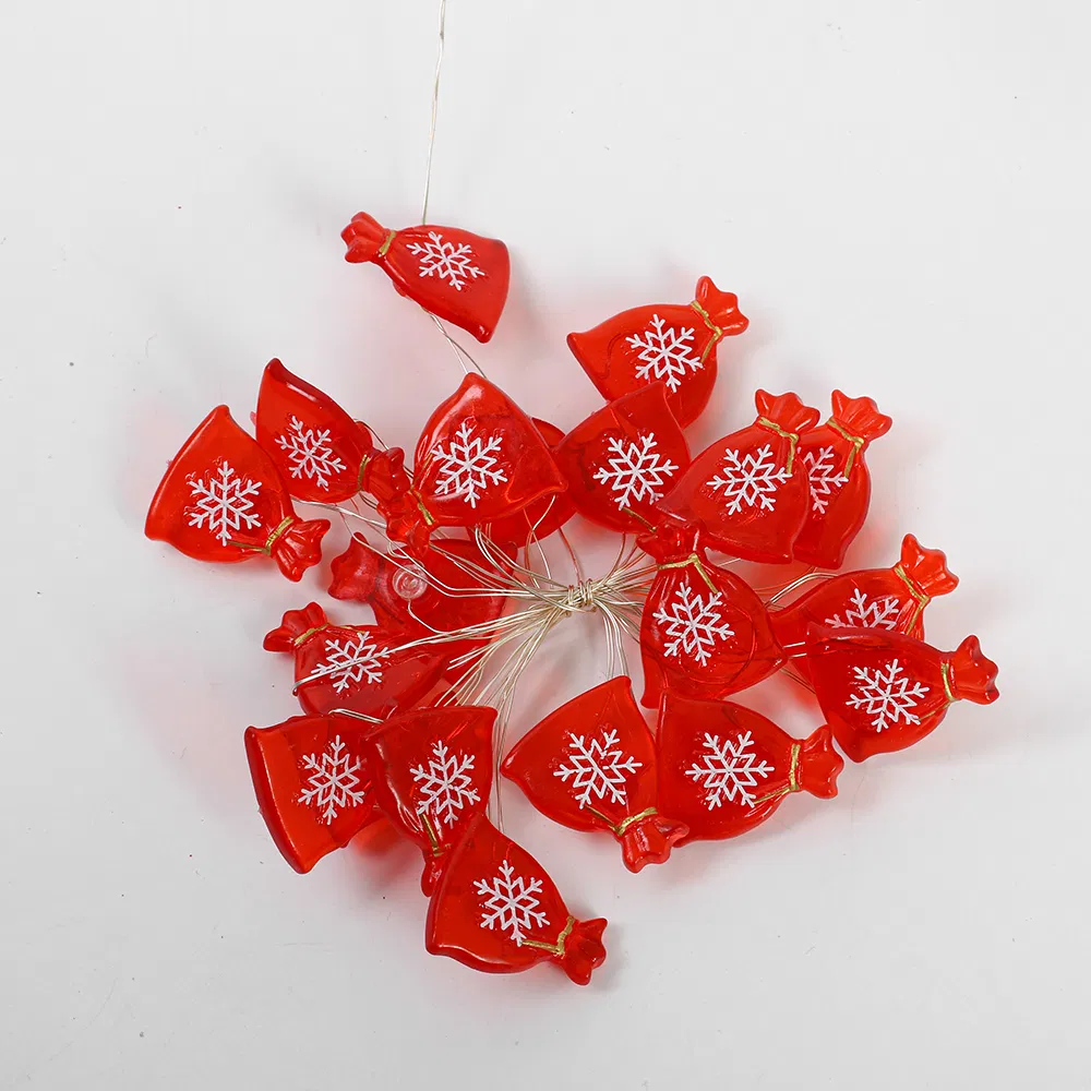 Iluminação de Natal Alegria de Gengibre com Bateria Recarregável por Atacado 2m+10L