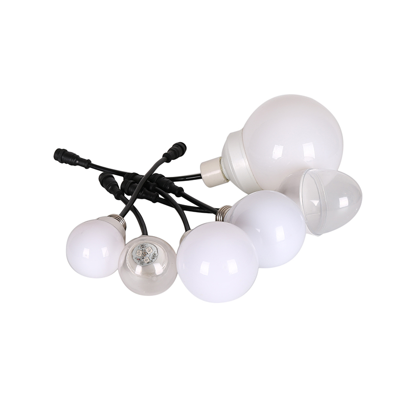Corda de Luz de Fada com Lâmpadas LED Multicoloridas e Branco Quente