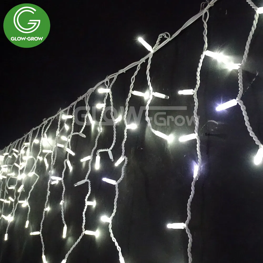 Fornecedores de Luzes de LED Icicle Brilhantes de Natal para Decoração de Casa, Eventos Comerciais e Casamentos