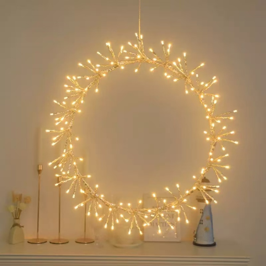 Fita de Luz de Fada ao Ar Livre à Prova d'Água Luz de Natal Festa Aniversário Casamento Decoração de Feriado
