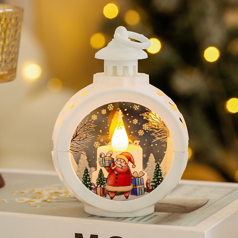 Preços de atacado baixos, produtos promocionais de decoração de Natal com luzes LED premium de alta qualidade e ornamentos de Papai Noel para áreas úmidas