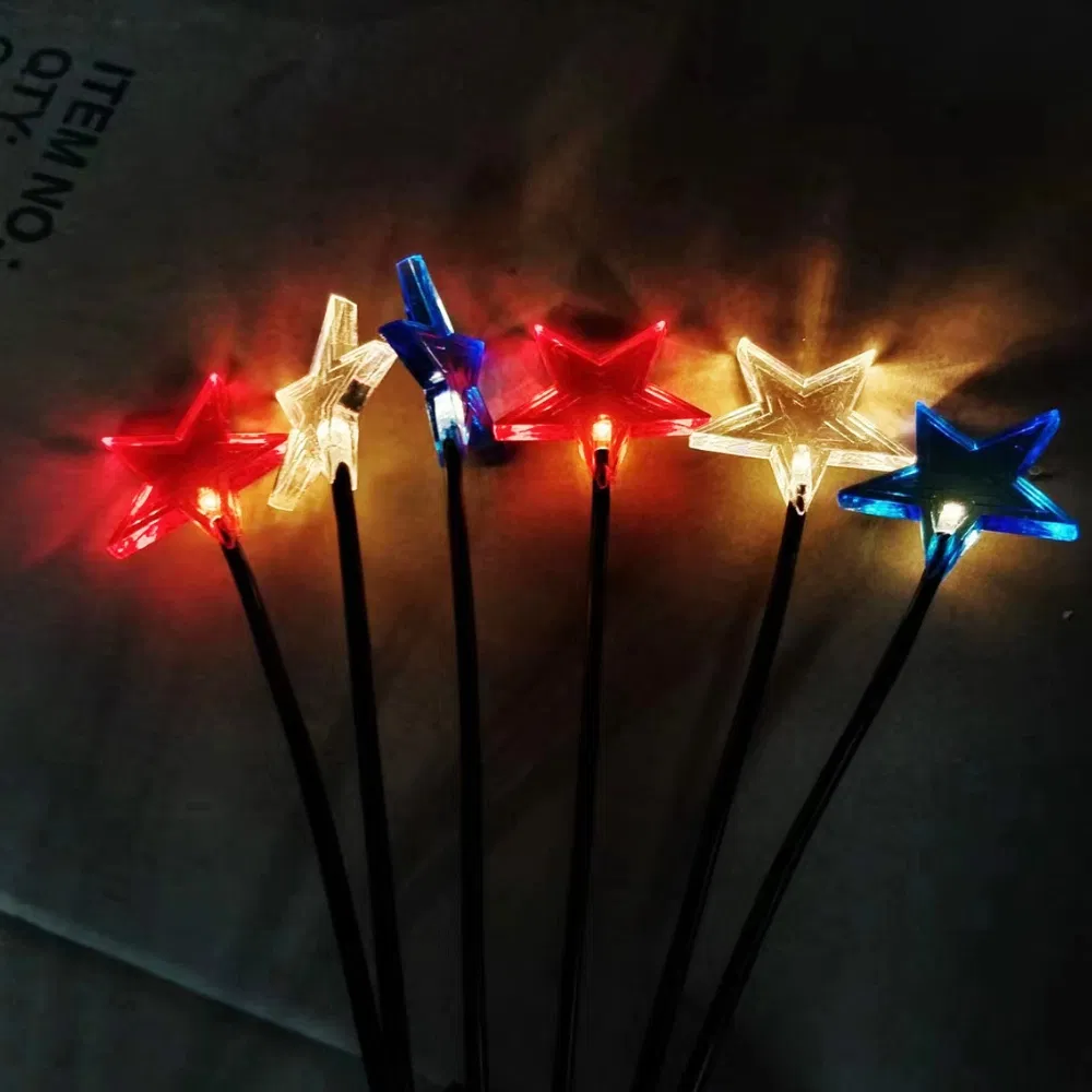 Fitas de Luzes de Estrela LED Quente Brancas para Decoração de Casa Wyz25713