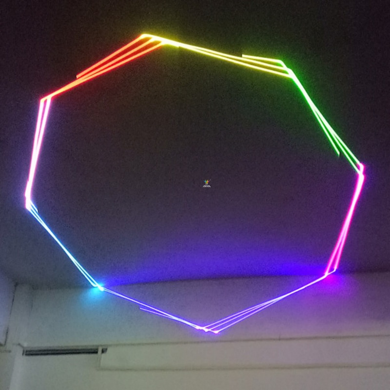 DMX512 DJ Disco CE RoHS 3W Luz Laser de Animação em Cores (LY-1003Z)
