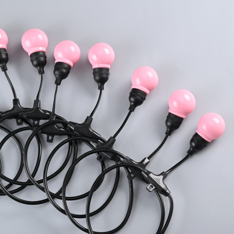 Corda de Luzes à Prova d'Água, Alta Brilho, Luzes Coloridas, Luzes de Atmosfera para Camping, Luzes de Natal, Luzes de Decoração para Pátio, Luzes Pendentes