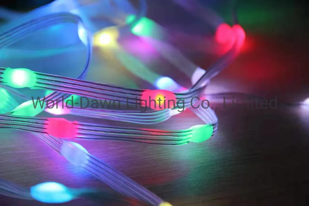Fita de Luz de Natal Mini LED Fairy RGB IC à Prova d'Água Multicolorida
