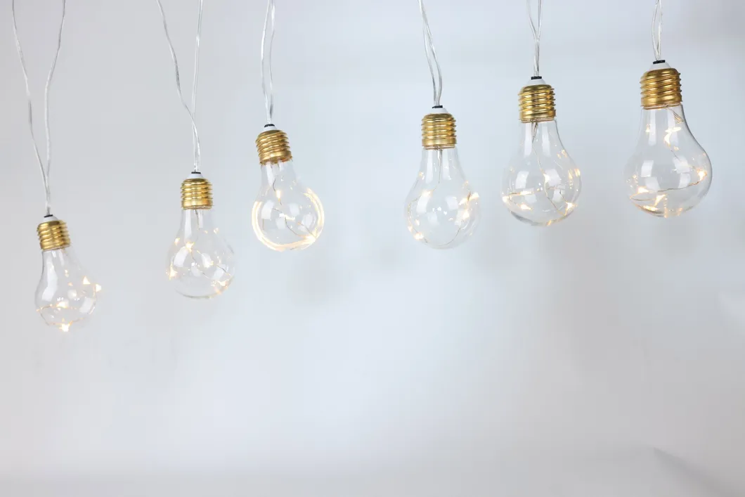 Corda de Luz LED Transparente para Jardim ao Ar Livre à Prova d'Água com CE RoHS