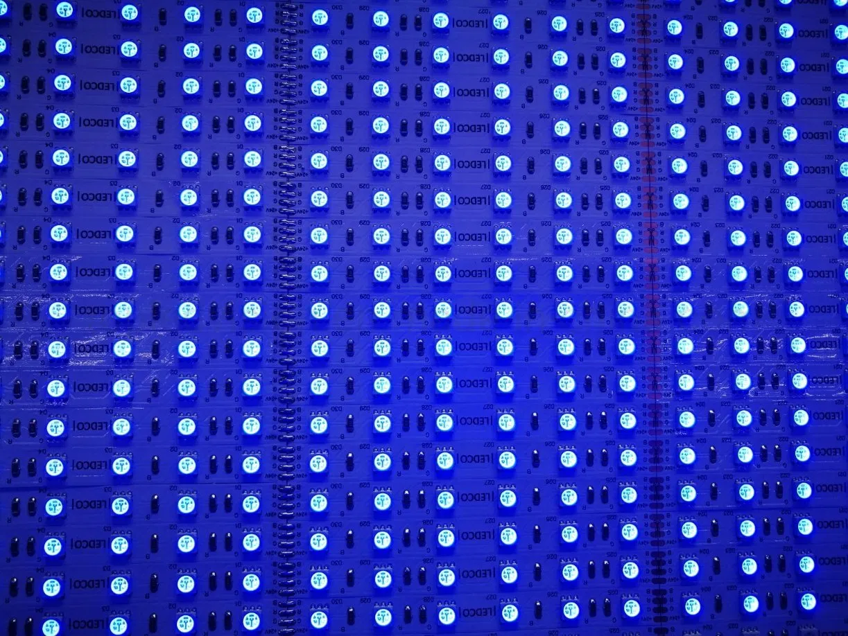 Fitas de LED Mini 24V SMD 5050 Luz de Neon Flexível RGB para Decoração