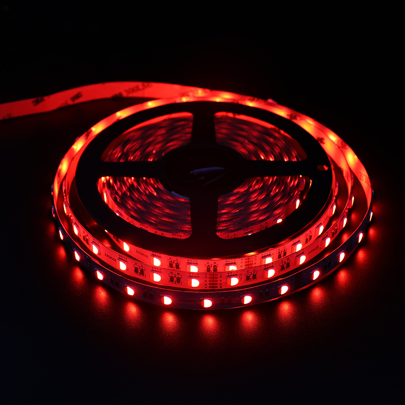 OEM ODM Alta Brilho 12 24V Flexível SMD 5050 RGBW Fita LED Dimerizável RGB Múltiplas Cores + Capacidade Branca 60LEDs 19W/M