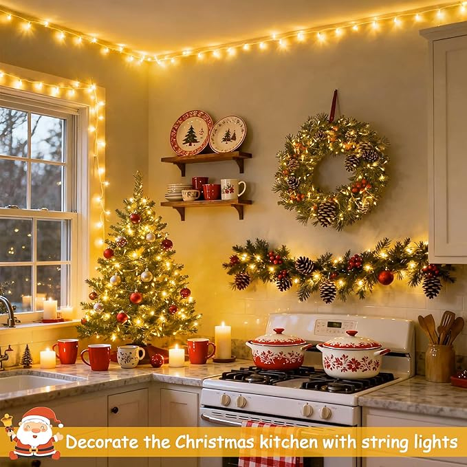 Iluminação de Cordão de Luzes de Fada com Clips de Foto Transparentes Alimentados por Bateria para Festivais e Festas 3m 20LEDs