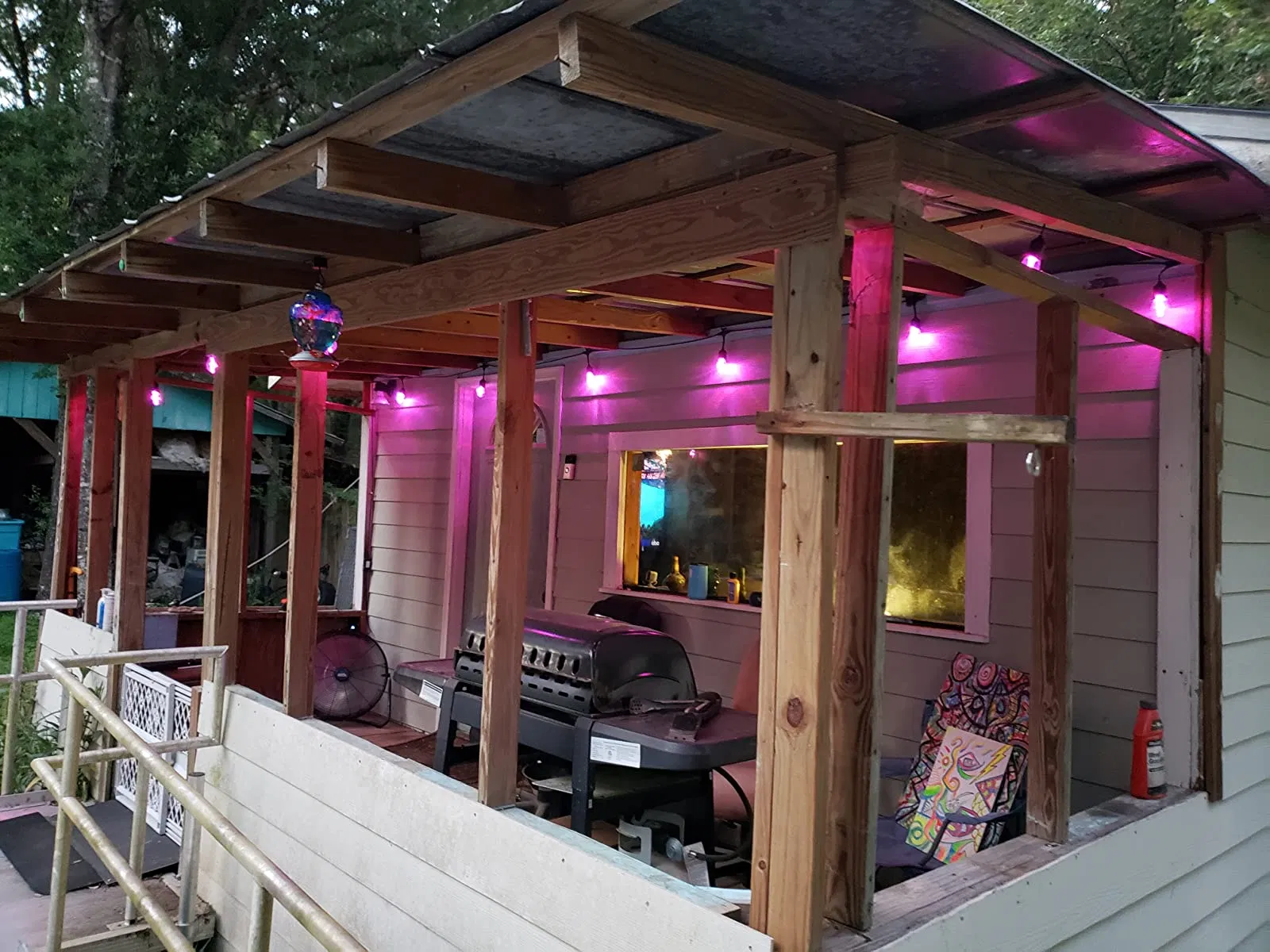 Lâmpadas LED Filamento RGBW S14 com Controle Remoto, Mudança de Cor com Música, Estilo Edison, Luzes de Cordão para Jardim, Festa, Feriado, Natal, com CE, RoHS, ETL