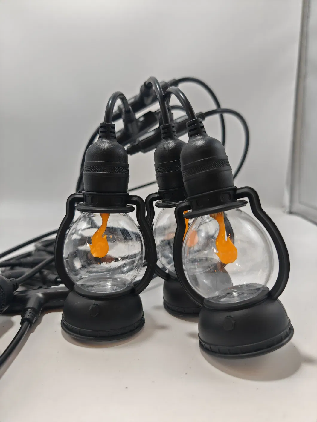 Lâmpada de Água Fluente Meteor Multicolorida S14 Peças de Luz de Fio de Natal com LED Filamento