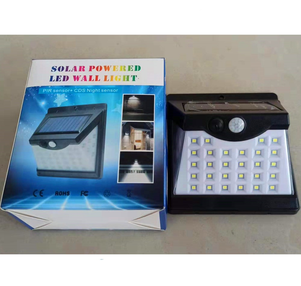 Yaye 2021 A Última Luz de Paisagem de Segurança para Jardim 3W/5W/10W/20W/30W Luz de Parede Solar LED com Sensor de Movimento por Radar PIR