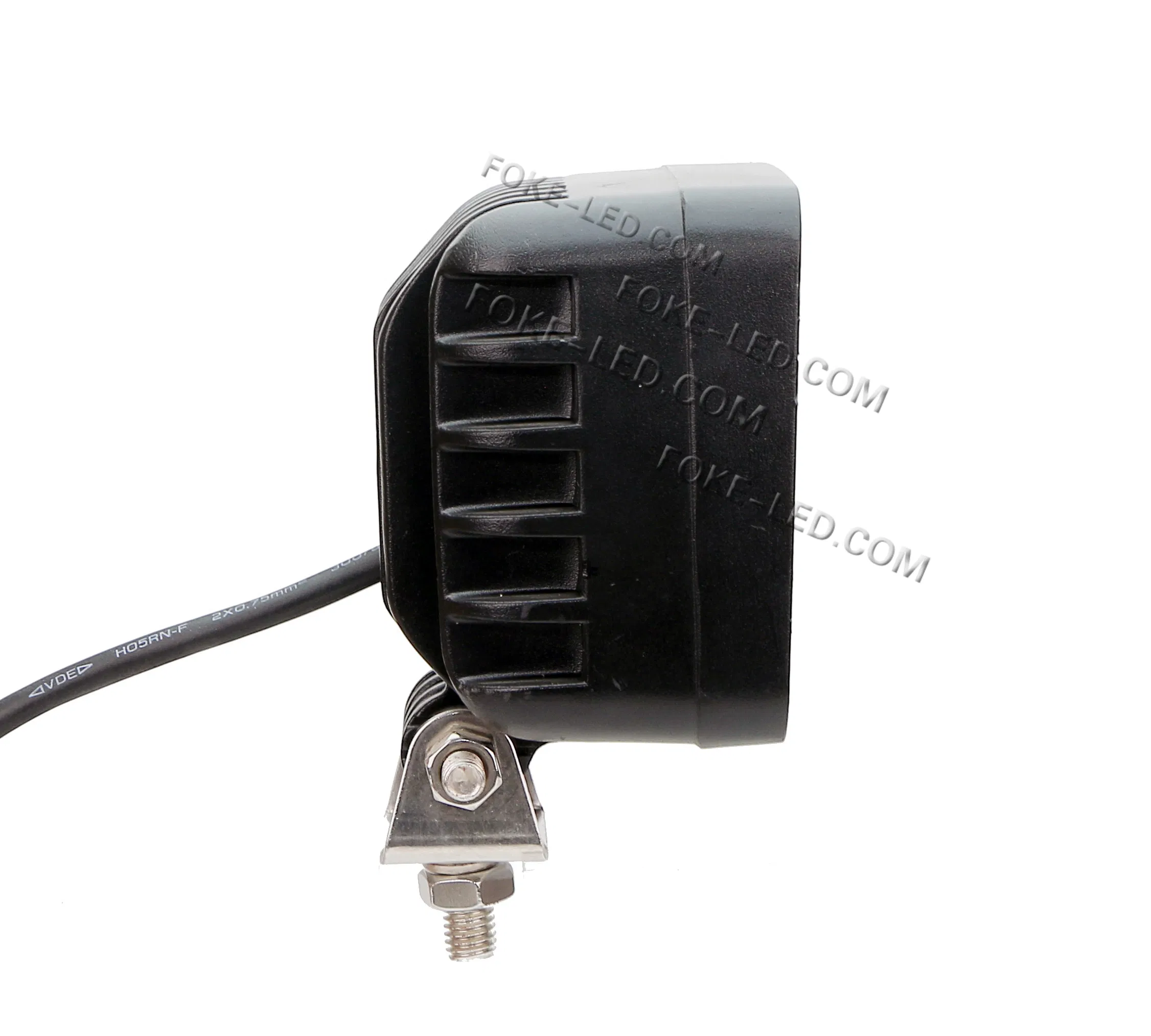 4" 18W IP79 Luz de Trabalho com Feixe de Inundação para Máquinas Pesadas