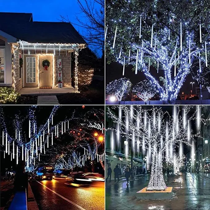 IP65 Iluminação de Natal ao Ar Livre Luzes LED de Chuva de Meteoros Caindo