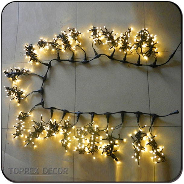 Cortinas Decoradas com Luzes de Fada Internas 2.0mmod Luzes de Cordão de PVC para Natal