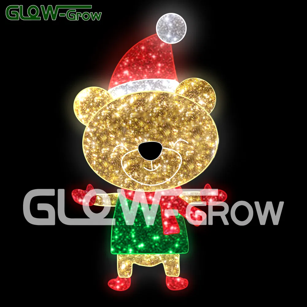 Iluminação de Natal Azul em Cordão LED à Prova d'Água para Decoração de Casa e Jardim em Feriados 2D