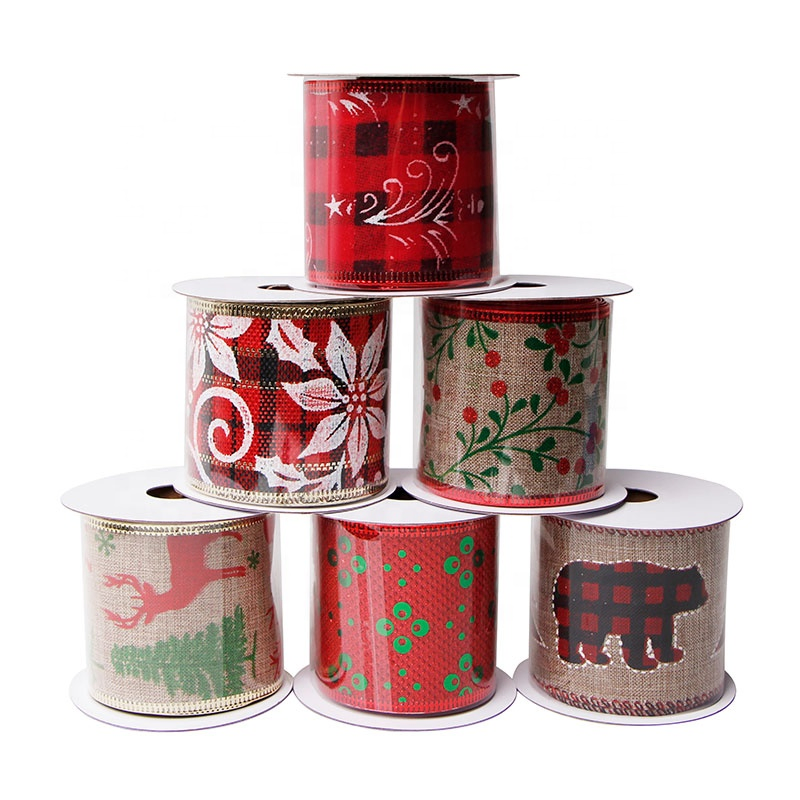 à Venda Fita de Natal Personalizada de Alta Qualidade com Fios Decoração de Ornamentos de Papai Noel Produtos Promocionais para Margem de Rio