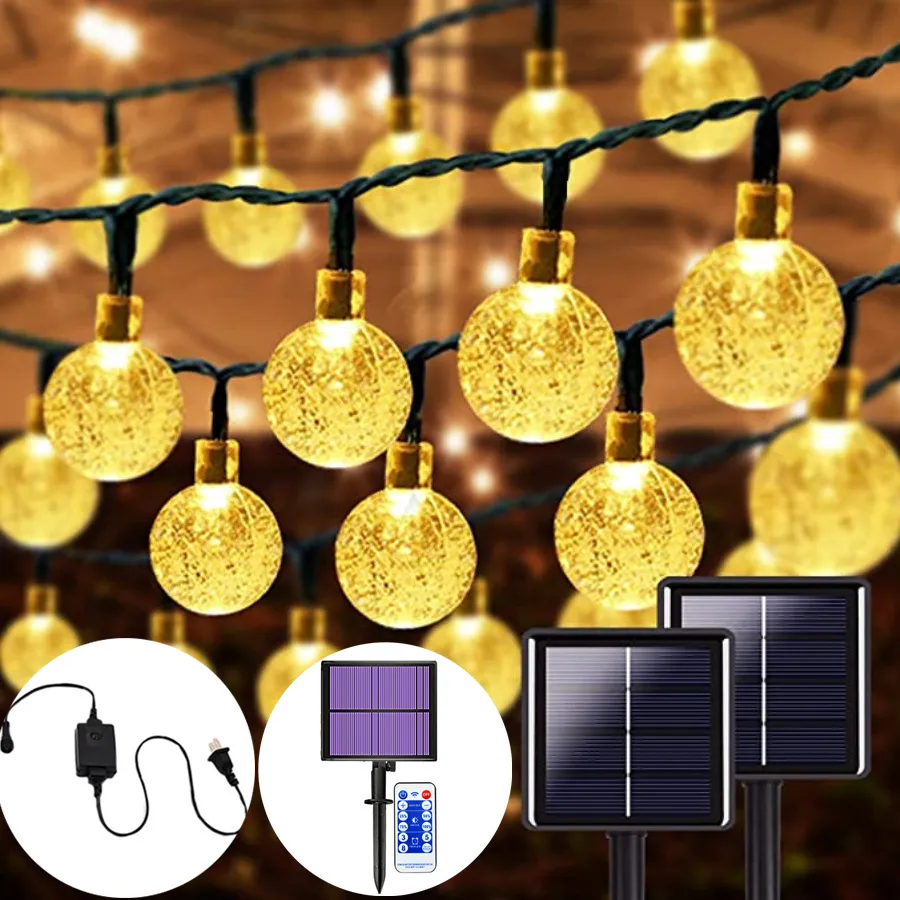 Luzes de Cordão em Forma de Gota de Água 5