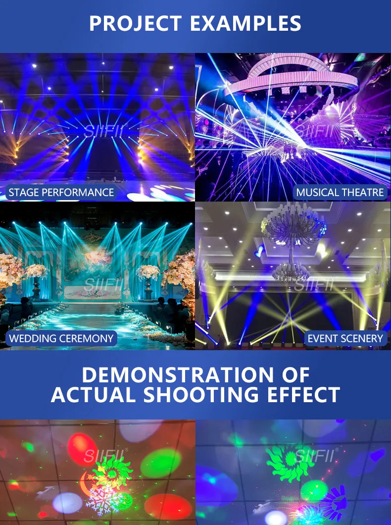 Bola de Cristal Mágica LED Luzes de Festa em Família Projetor a Laser RGB Controle de Som Luz Rotativa para Disco Natal DJ Bar KTV
