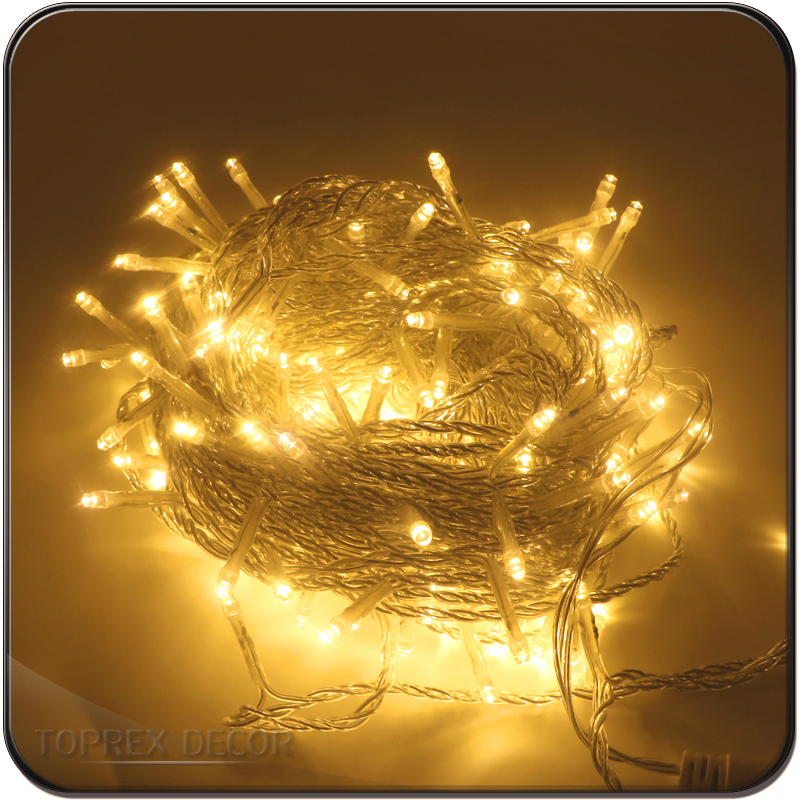 Fio de Luz de Casamento Quente Branco Transparente Personalizado Luz de Fada String