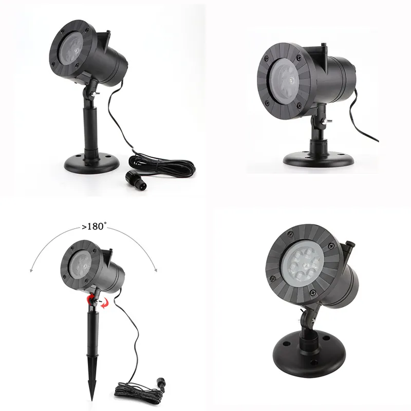 Projetor de Luz LED de Floco de Neve para Exterior