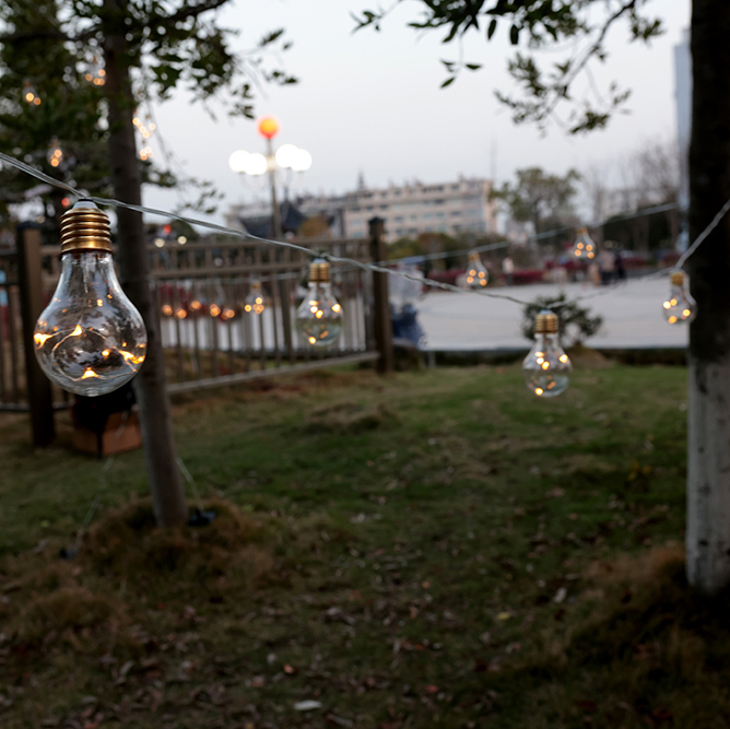 Corda de Luz LED Transparente para Jardim ao Ar Livre à Prova d'Água com CE RoHS