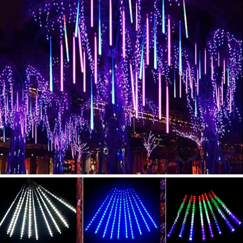 Luz de Chuva Meteorológica Decorativa para Festa de Natal e Halloween
