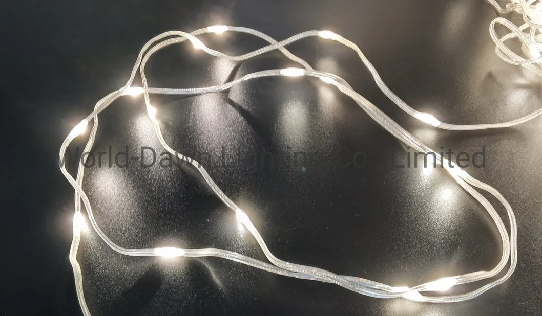Fita de Luz de Natal Mini LED Fairy RGB IC à Prova d'Água Multicolorida